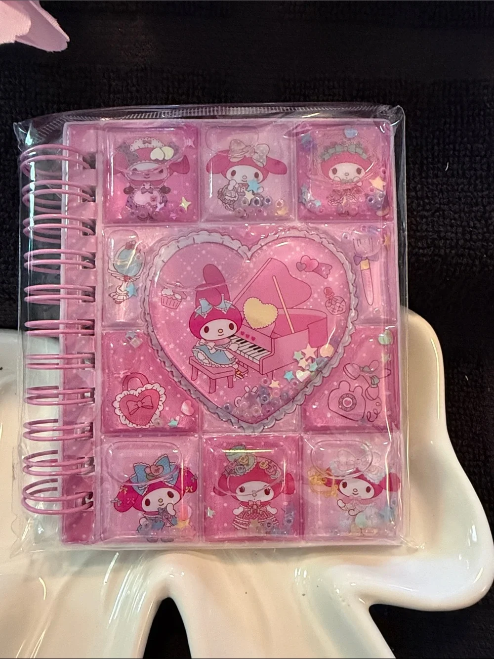 Sanrio My Melody Pink Shaker Spiral Notebook